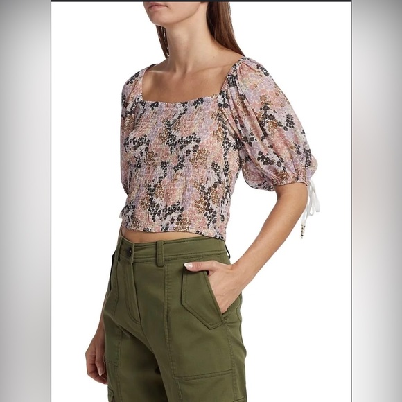 Free People Free People Back on Top Crop Knit Top in Soft Combo - Picture 3 of 4